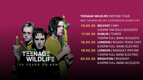 Teenage Wildlife Instores & New Single